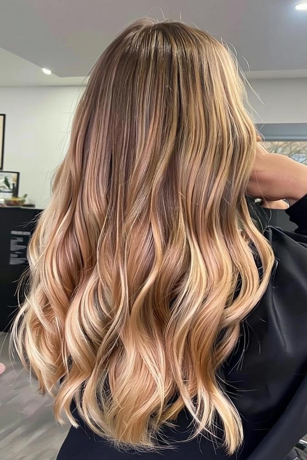 Glamorous Blonde Waves