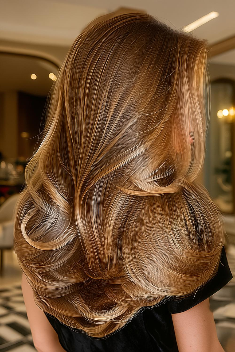 Golden Blonde Waves