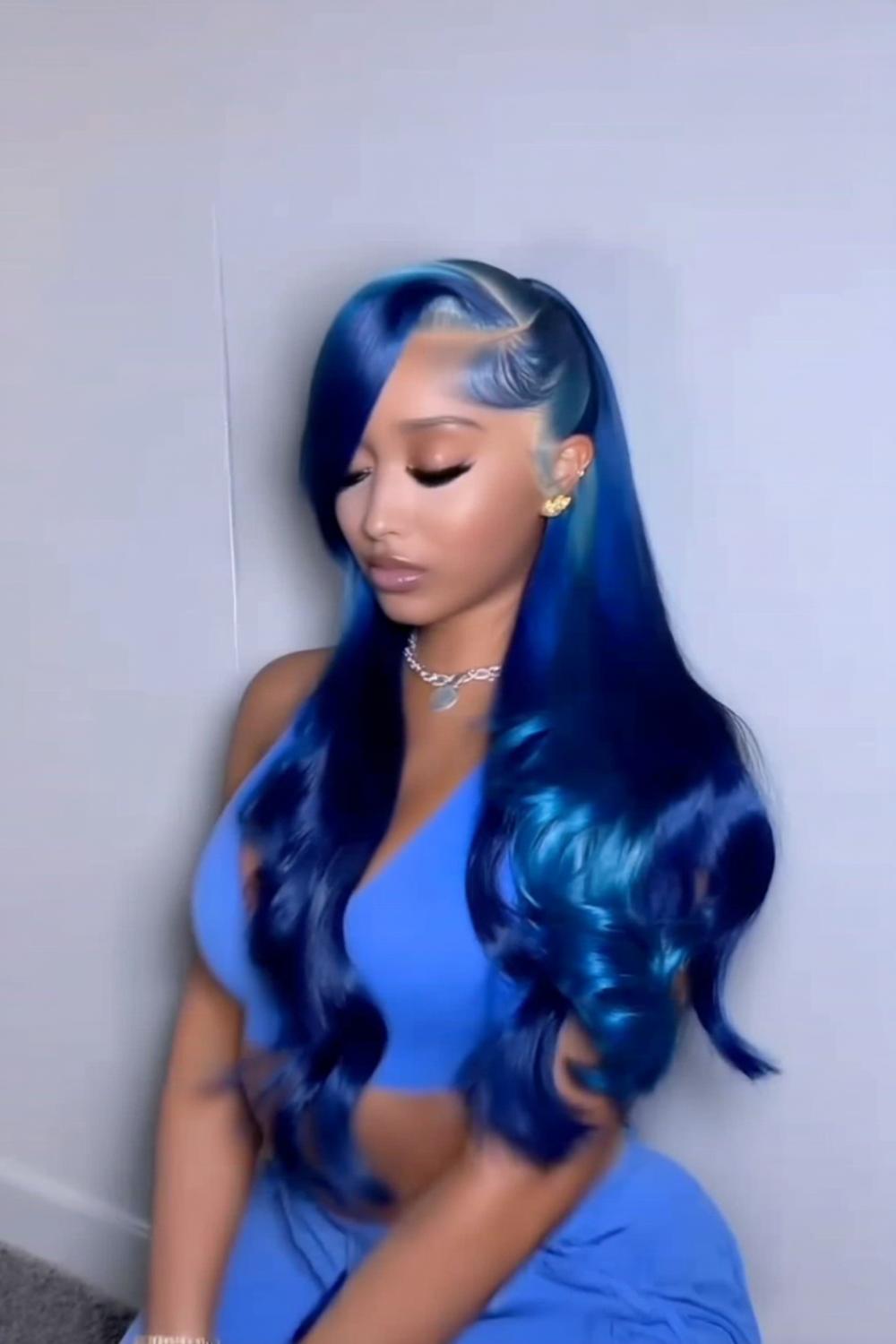 Glamorous Blue Waves