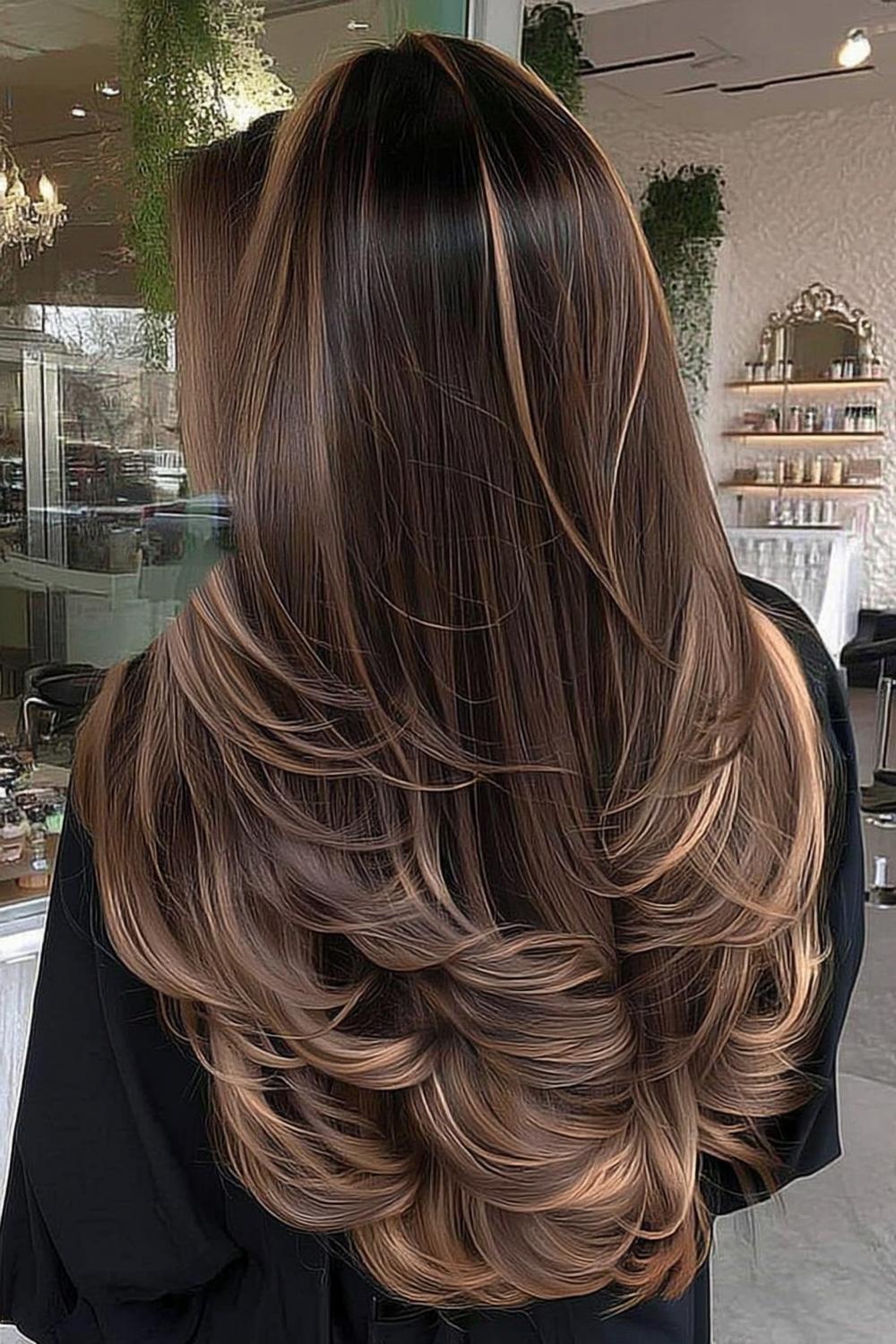 Cascading Chocolate Curls