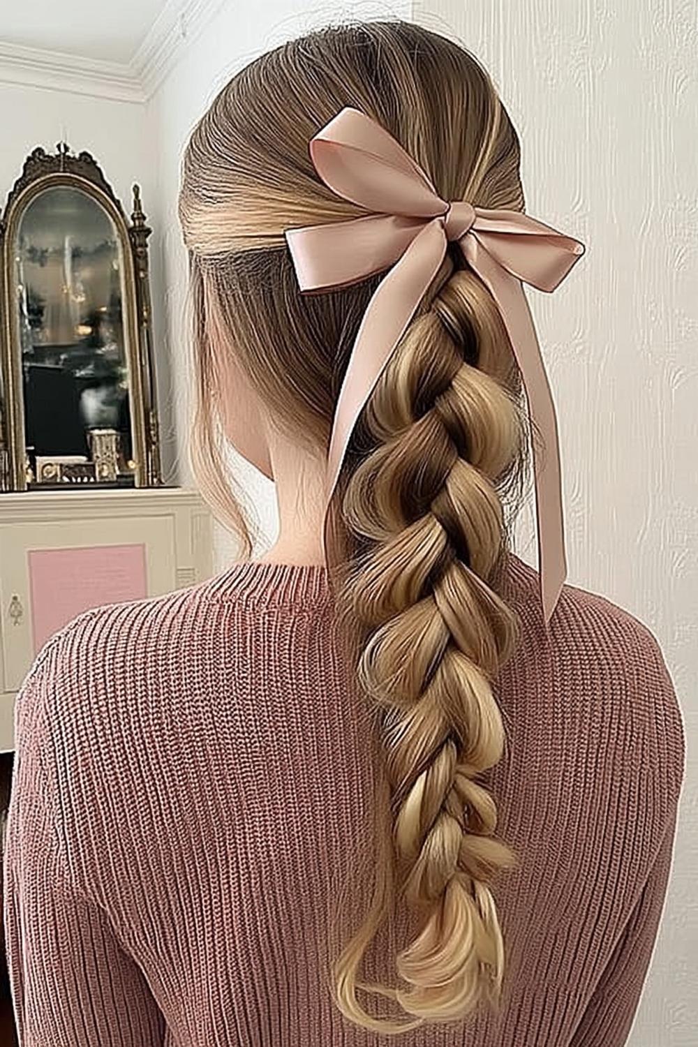 Elegant Low Chignon Style