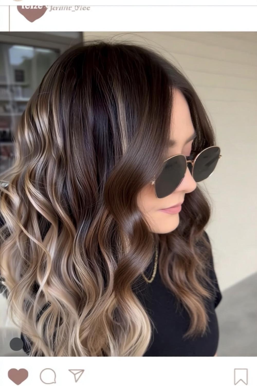 Caramel Lob Perfection