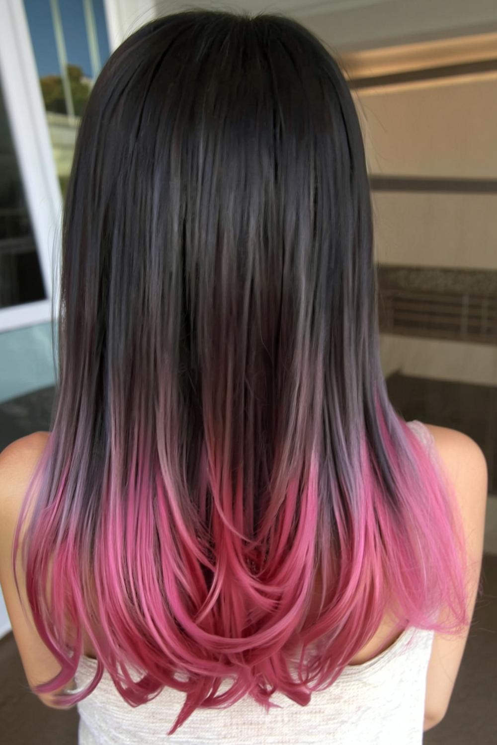 Pink Dip Dye