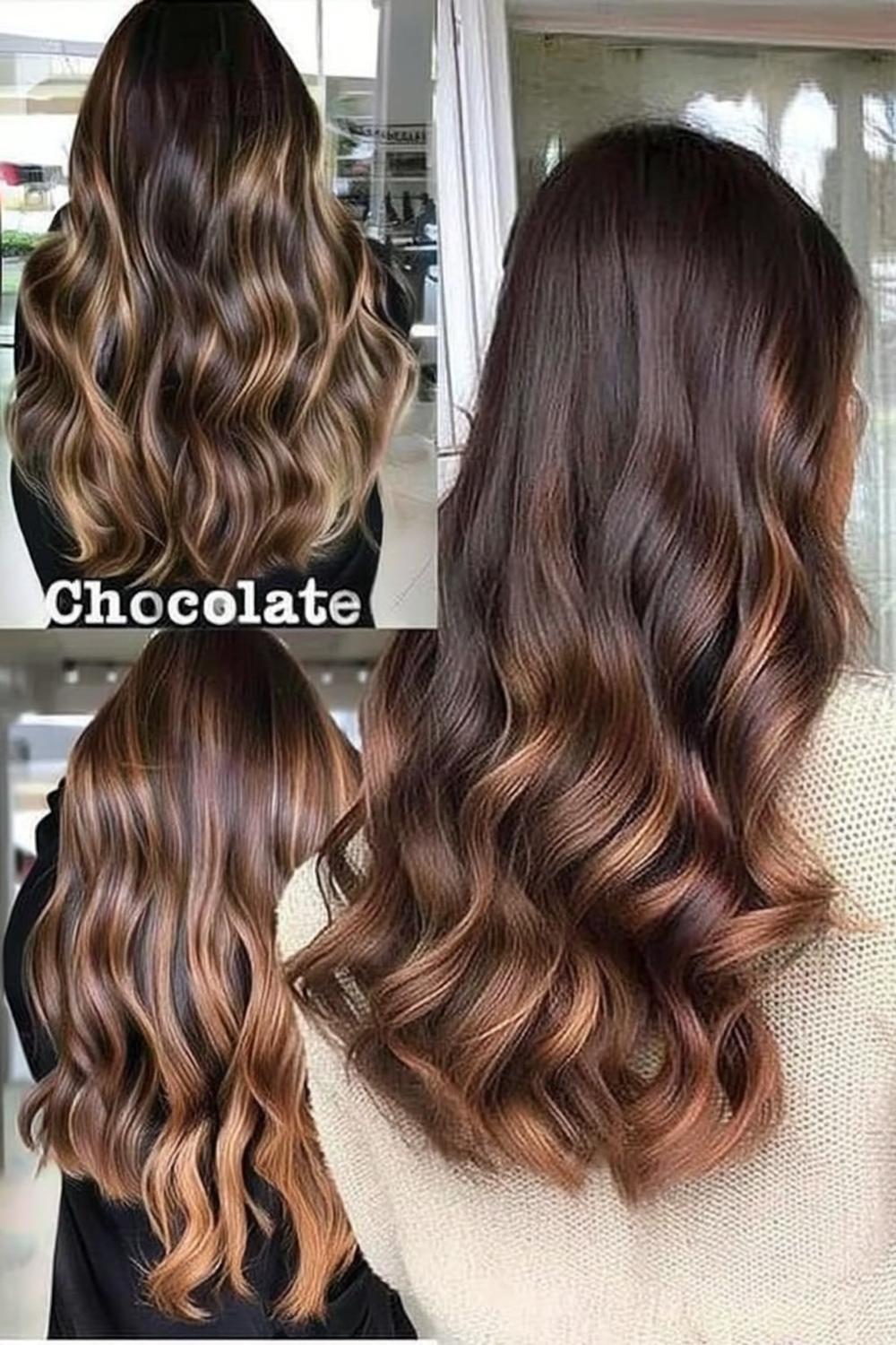 Chocolate Balayage Beauty