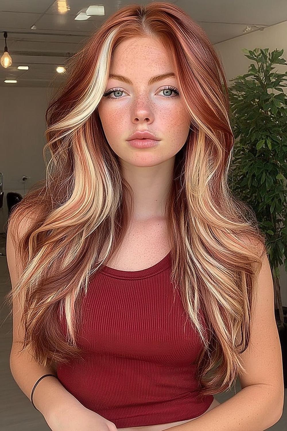 Strawberry Blonde Waves