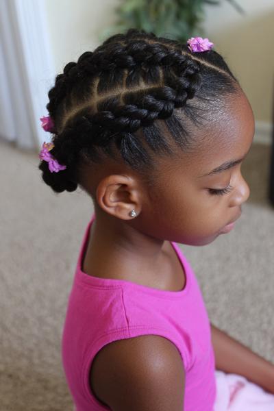 16. Ribbon-Laced Side Braid for hairstyles braids kids ideas