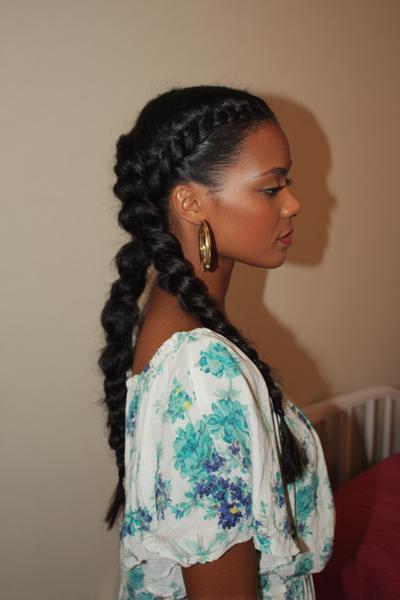 19. Side Cornrow Accent into Loose Braid for hairstyles braids ideas ideas