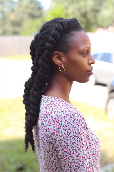 20. Defined Two-Strand Flat Twists for hairstyles braids natural hair ideas