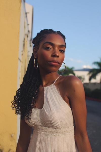 4. Boho Stitch Braids for Hairstyles for Black Women Braids With Curly Leave-Out and Ombre Length