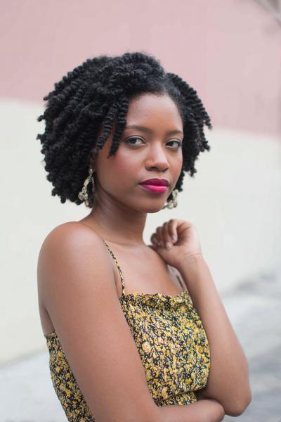 9. Two-Strand Twist-Out for Hairstyles for Black Women Natural Hair With Defined Ribbons and Soft Side Part