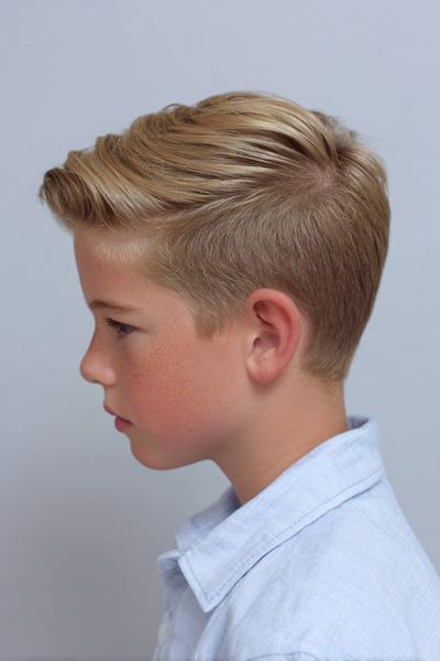 20. Classic Taper with Hard Part for hairstyles for kids boys ideas