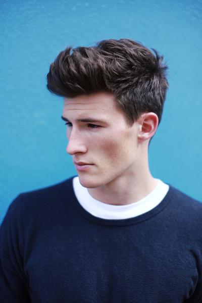 16. Textured Tapered Quiff for hairstyles for medium length hair men ideas