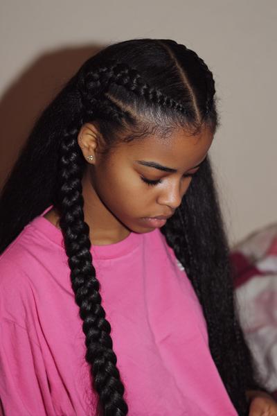 23. Protective Night Routine for hairstyles for school braids black hair ideas