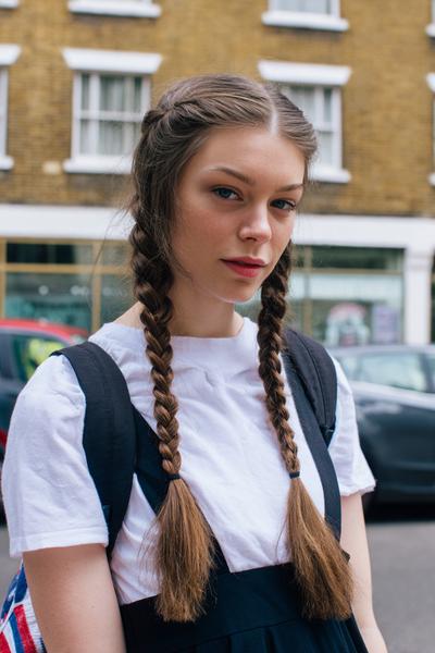 19. Simple Boxer Braids with Straight Parts for hairstyles for school braids easy ideas