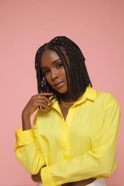 28. Soft Knotless Box Braids Bob with Tucked Ends for hairstyles for school braids knotless ideas