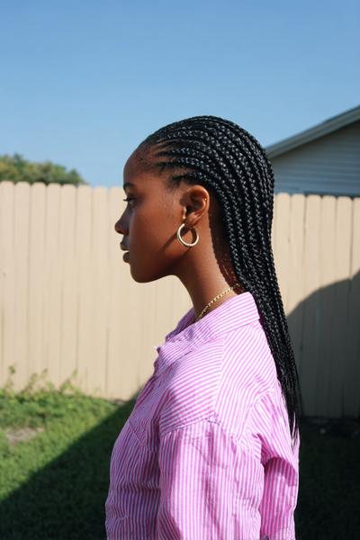 20. Straight-Back Mini Cornrows into a Bob for hairstyles for school short hair cornrow ideas