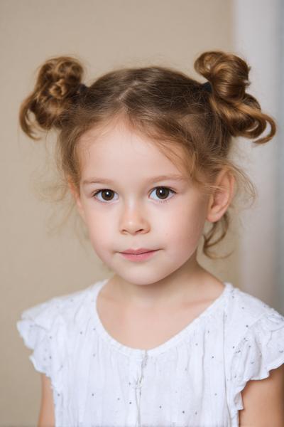 8. Double Bubble Pigtails for hairstyles for short hair kids ideas