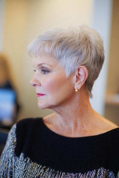 3. Textured Pixie with Tapered Nape for hairstyles for thin hair fine over 50 ideas