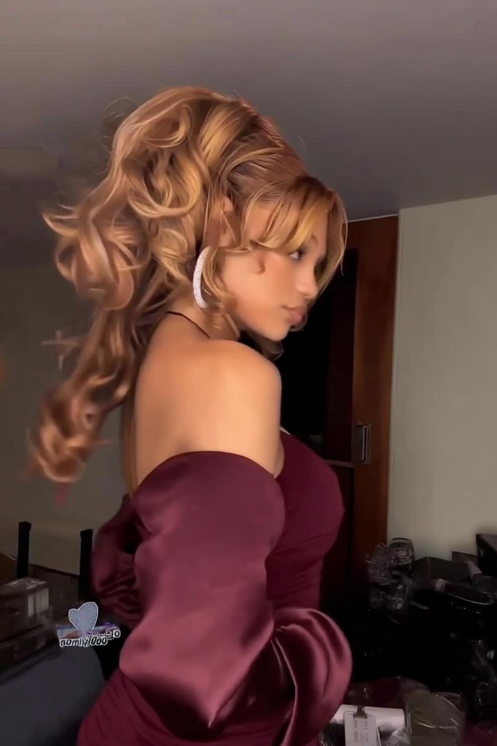 Glamorous Twisted Updo