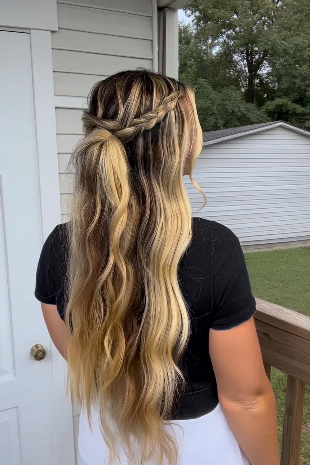 16 Stunning Half Up Half Down Hair Ideas & Tutorials