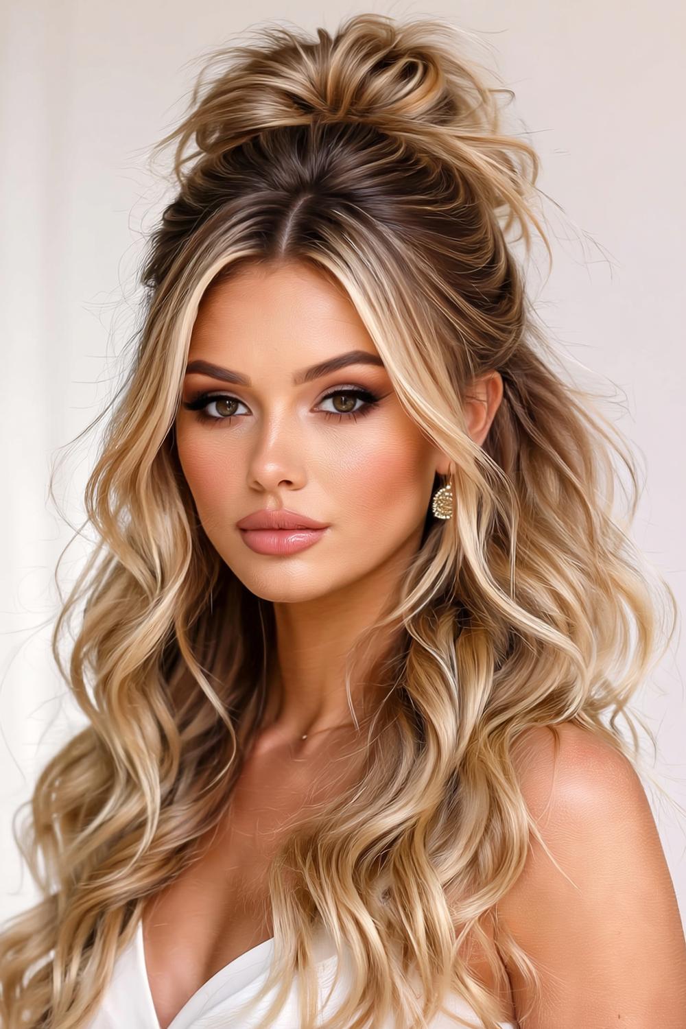 Voluminous Crown Twist