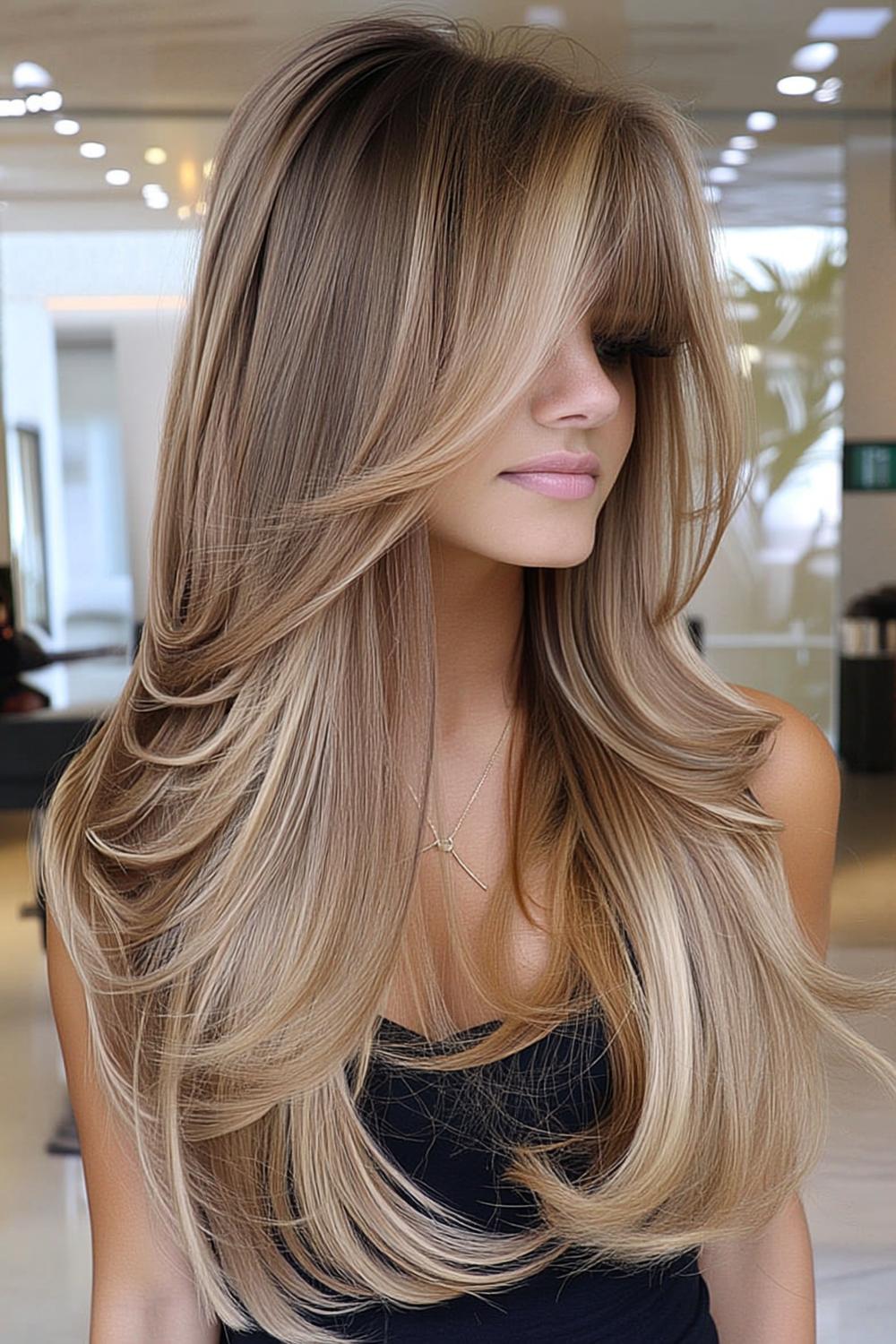 Feathered Layer Elegance