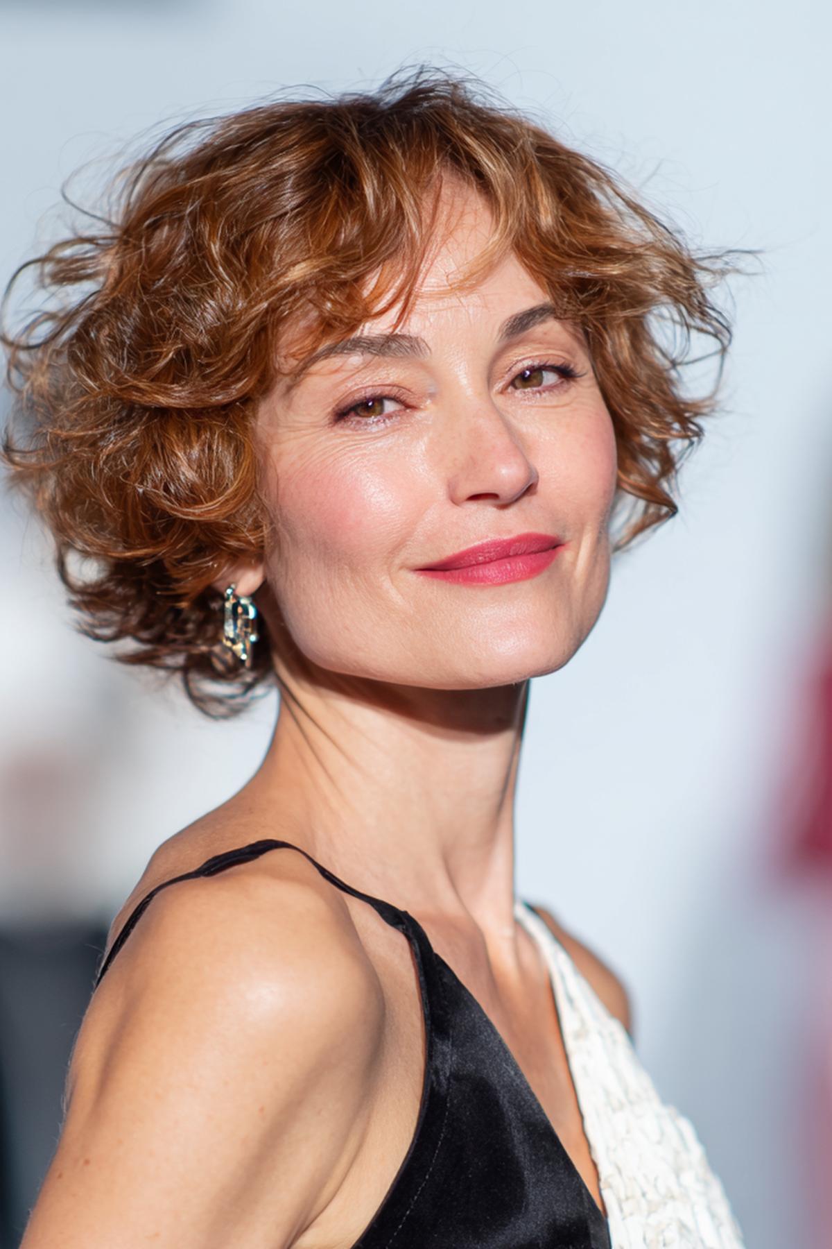 Curly Layered Short Bob