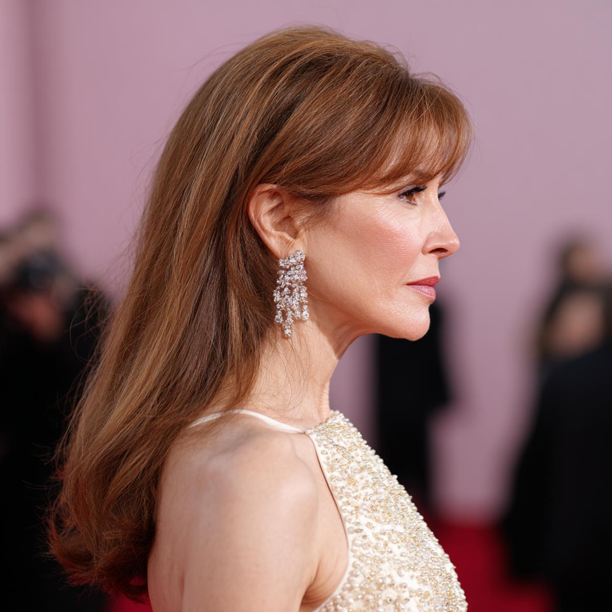 Long Brown Hair With Bangs