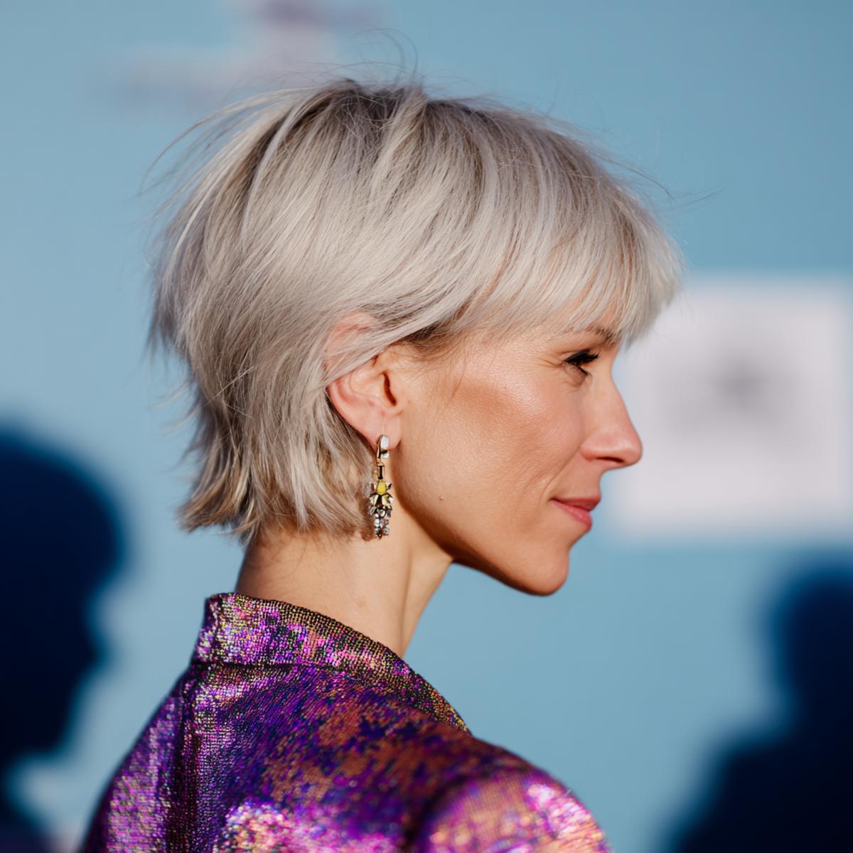 Layered Silver Pixie Bob