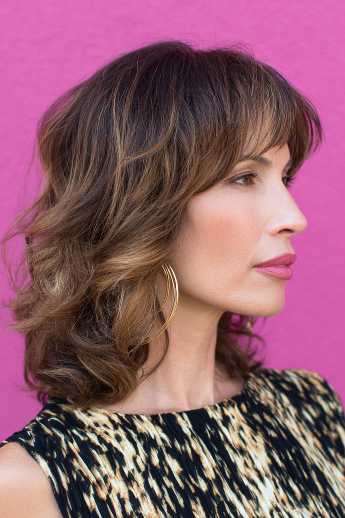 Brown Shag With Wispy Bangs