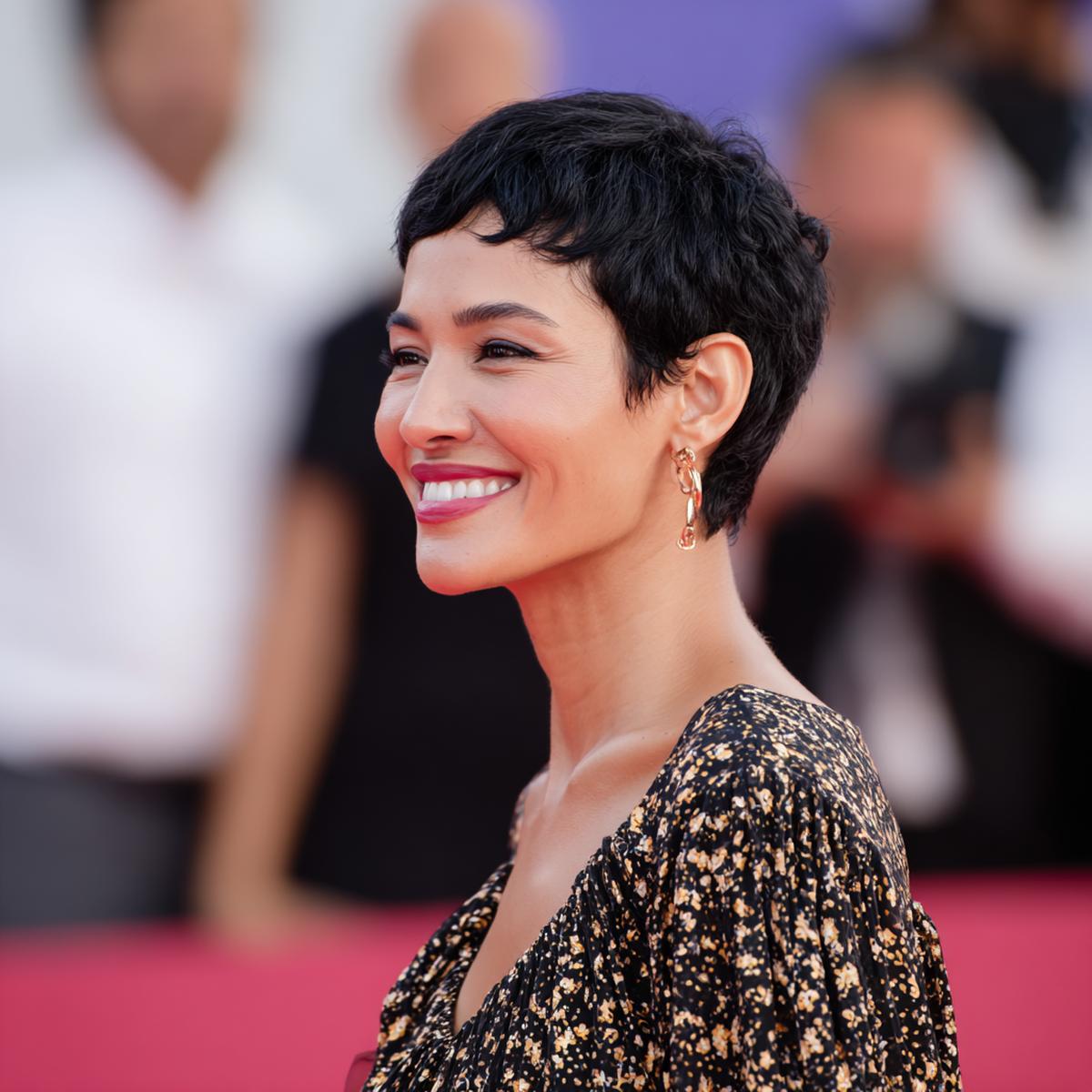 Short Black Pixie