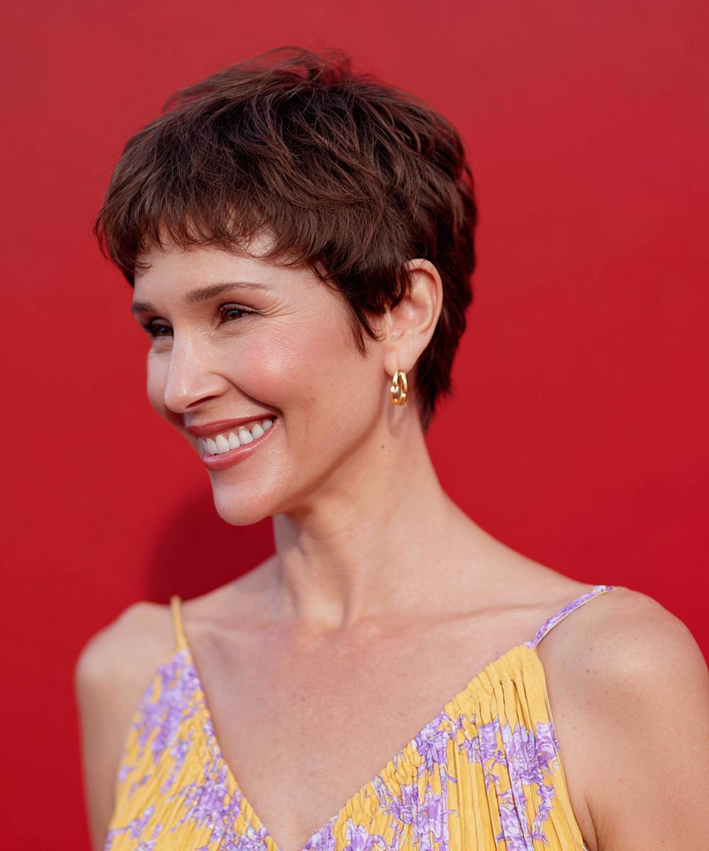 Textured Brown Pixie