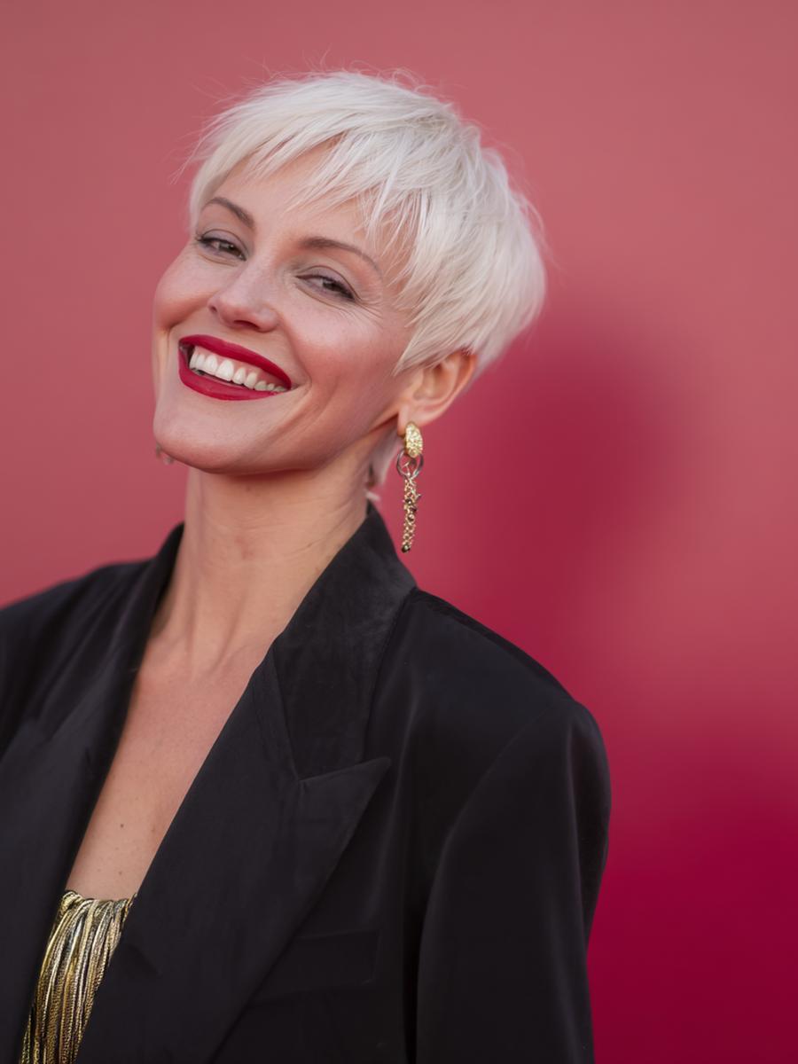 Platinum Blonde Pixie