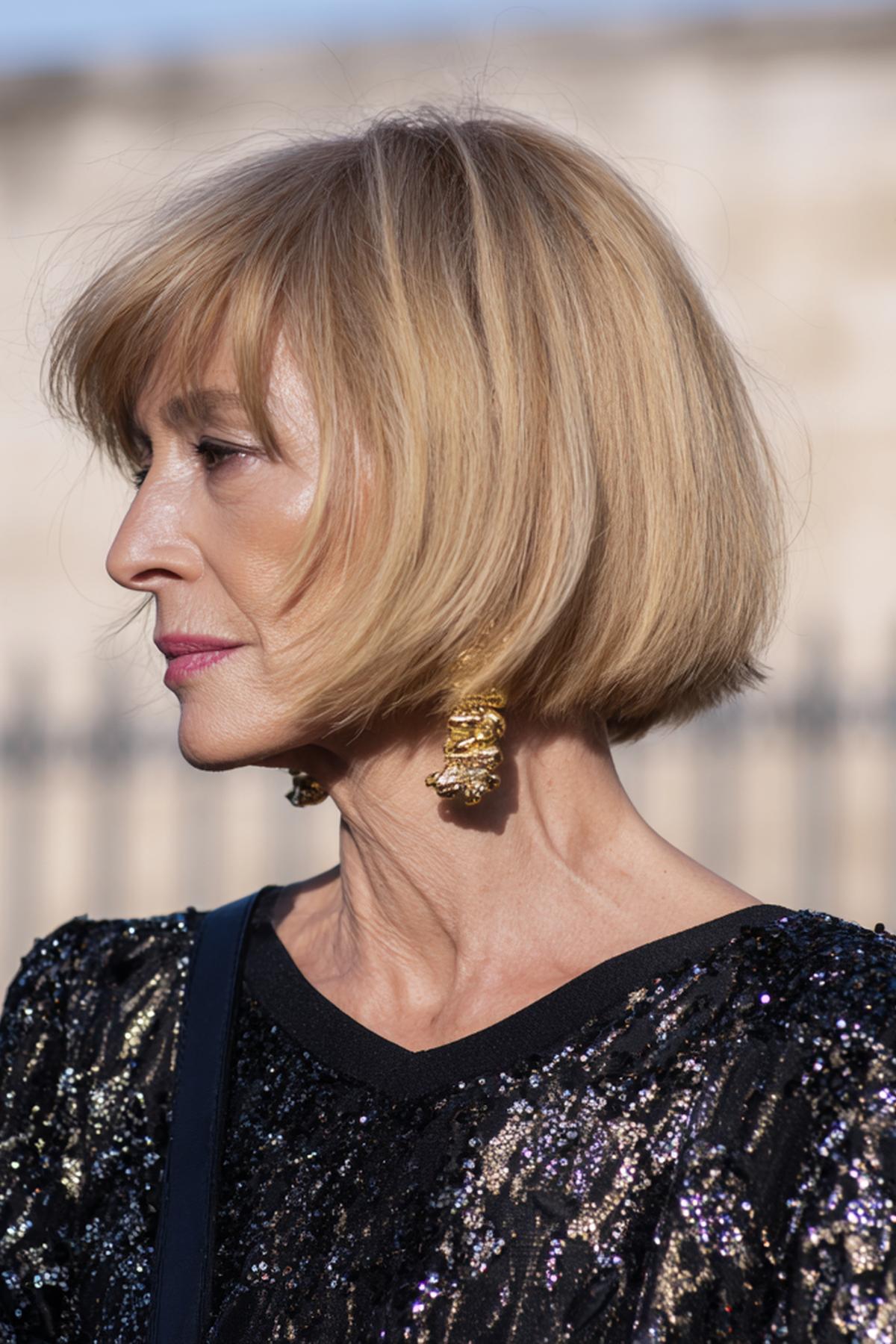Blonde Chin Length Bob