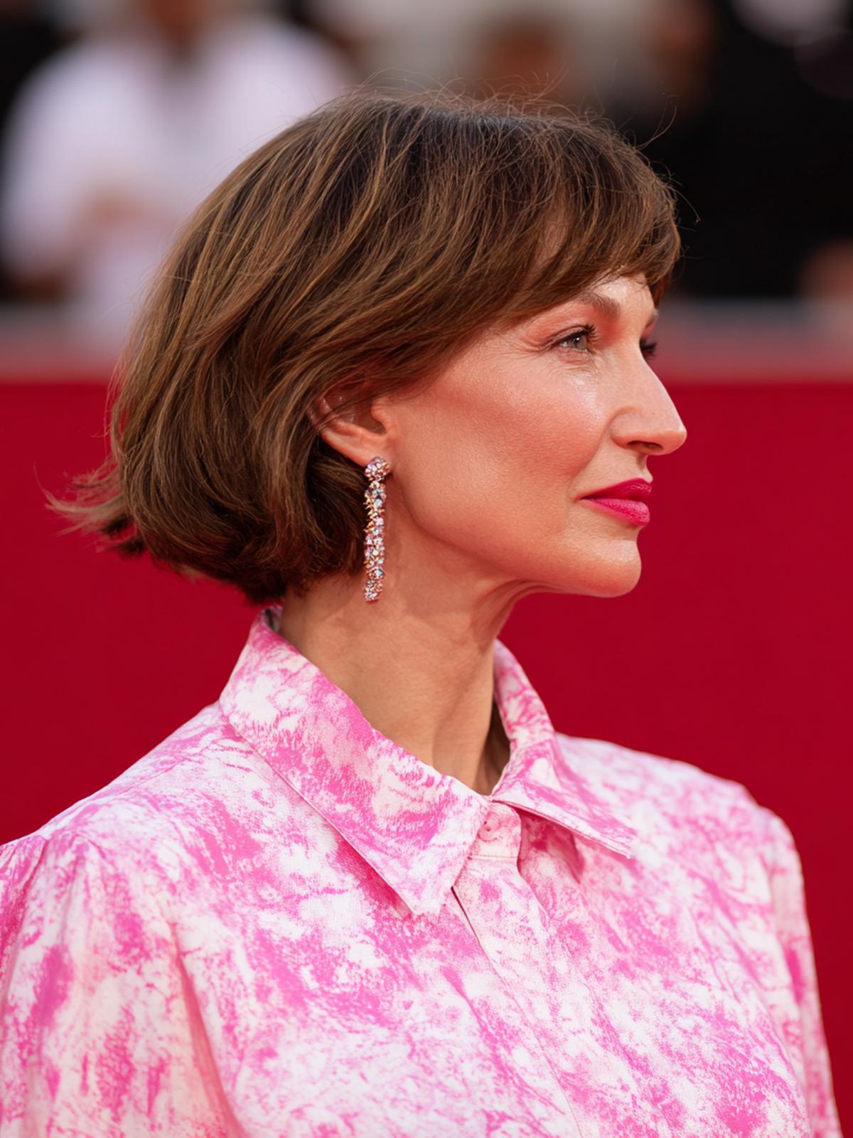 Light Brown Bob With Bangs