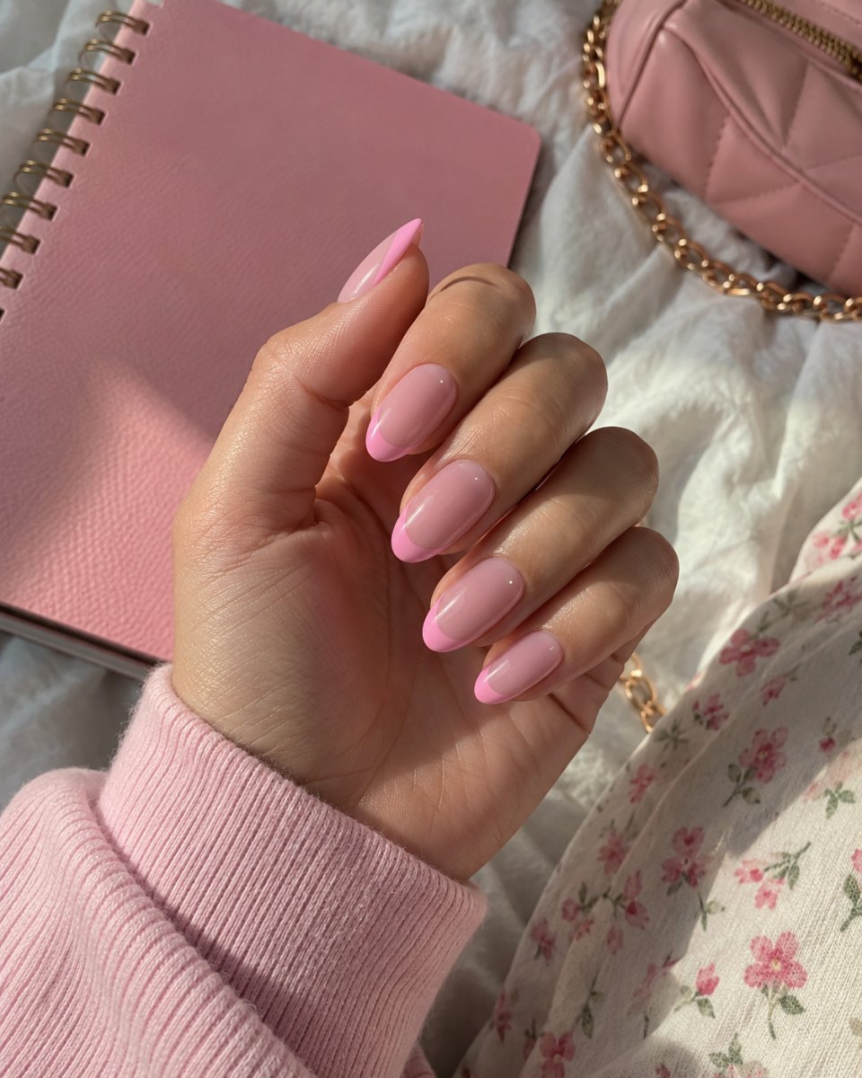 Pink French manicure inspiration