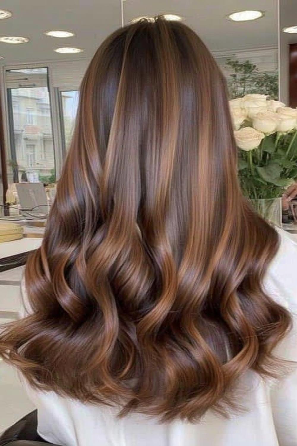 Glossy Brown Waves
