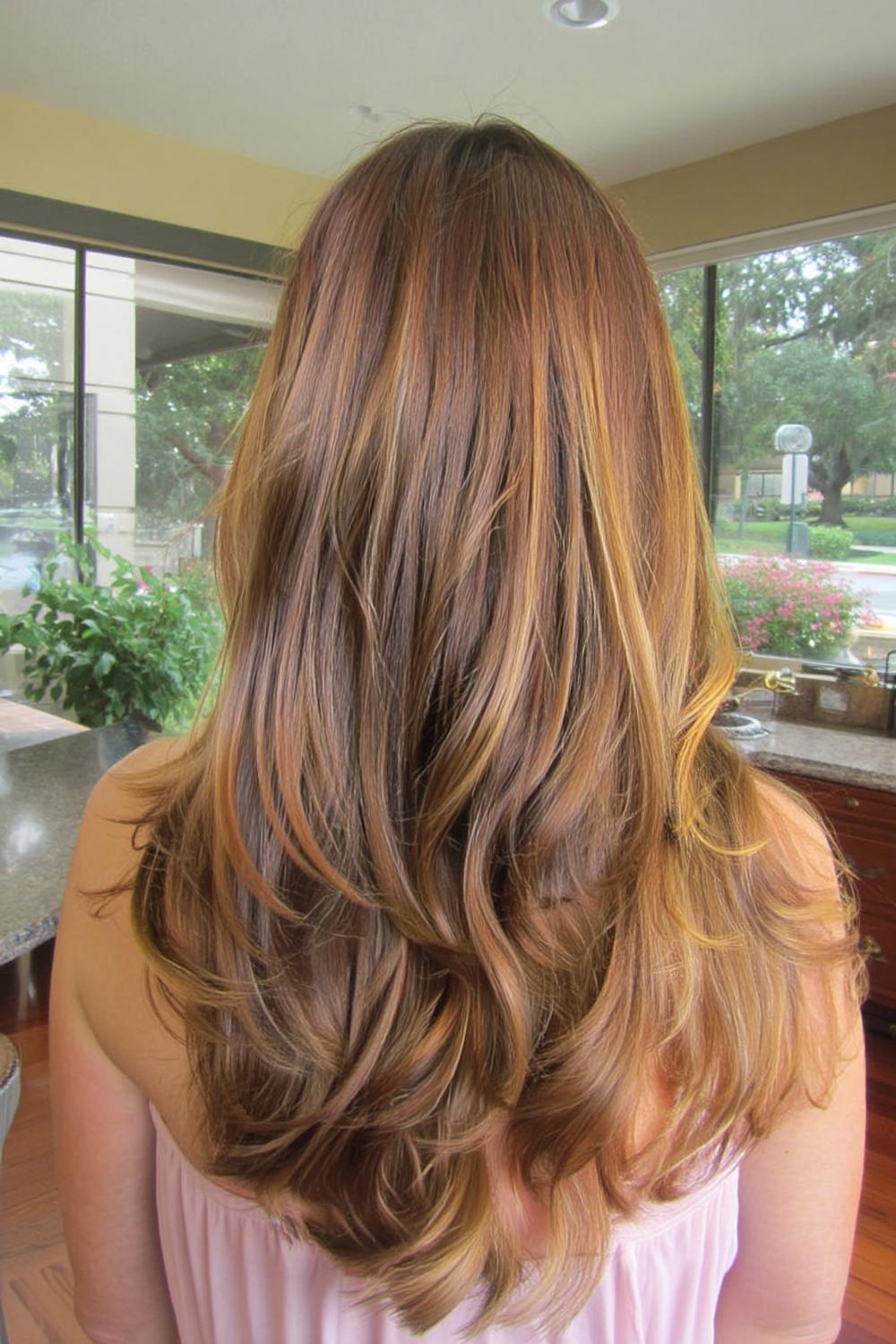 Golden Blonde Highlights