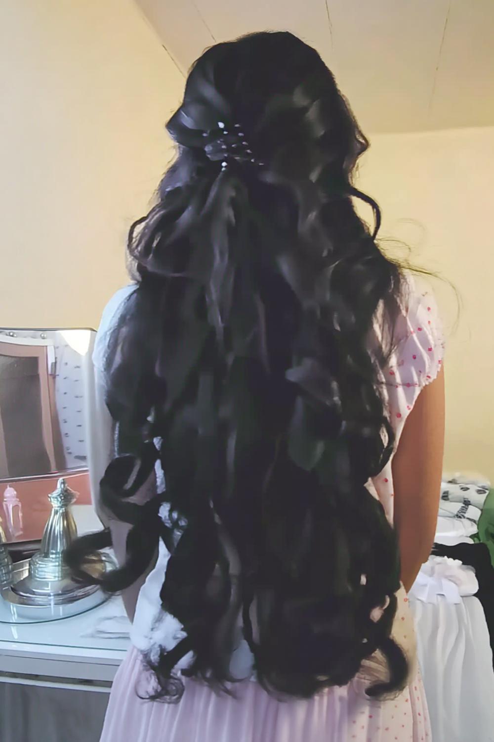 Glamorous Half Up