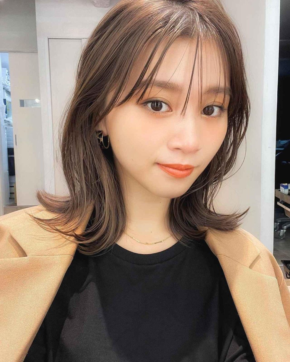 Modern medium soft wolf cut