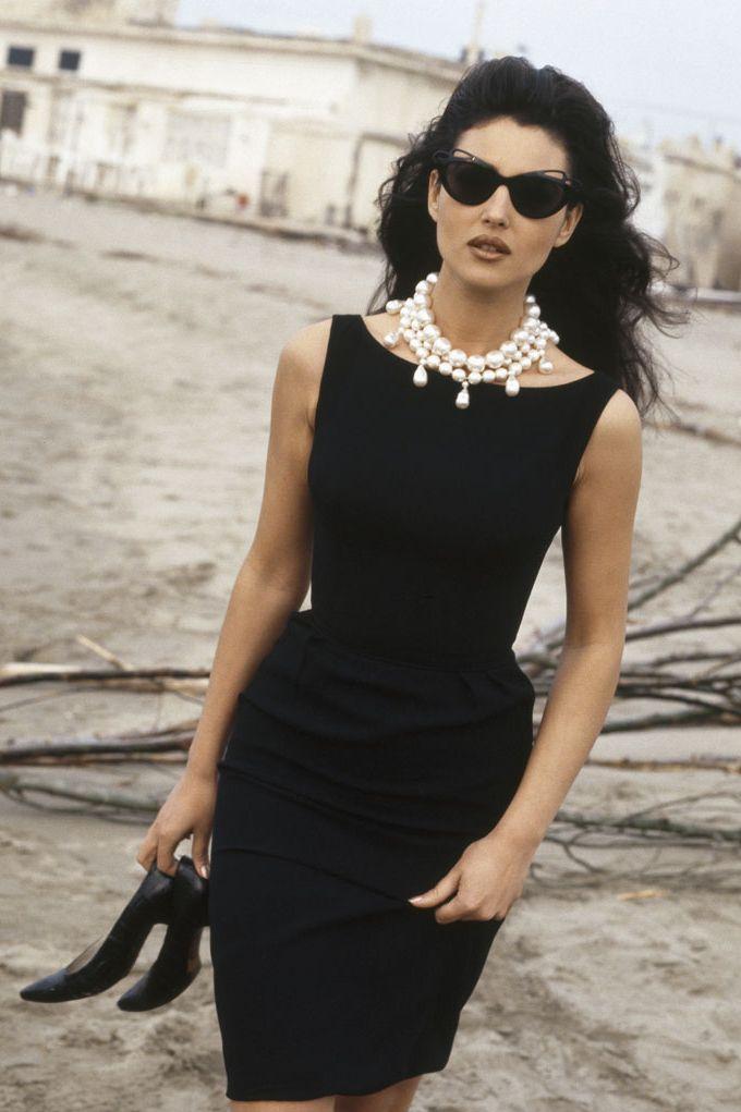 Monica Bellucci vintage Hollywood elegance