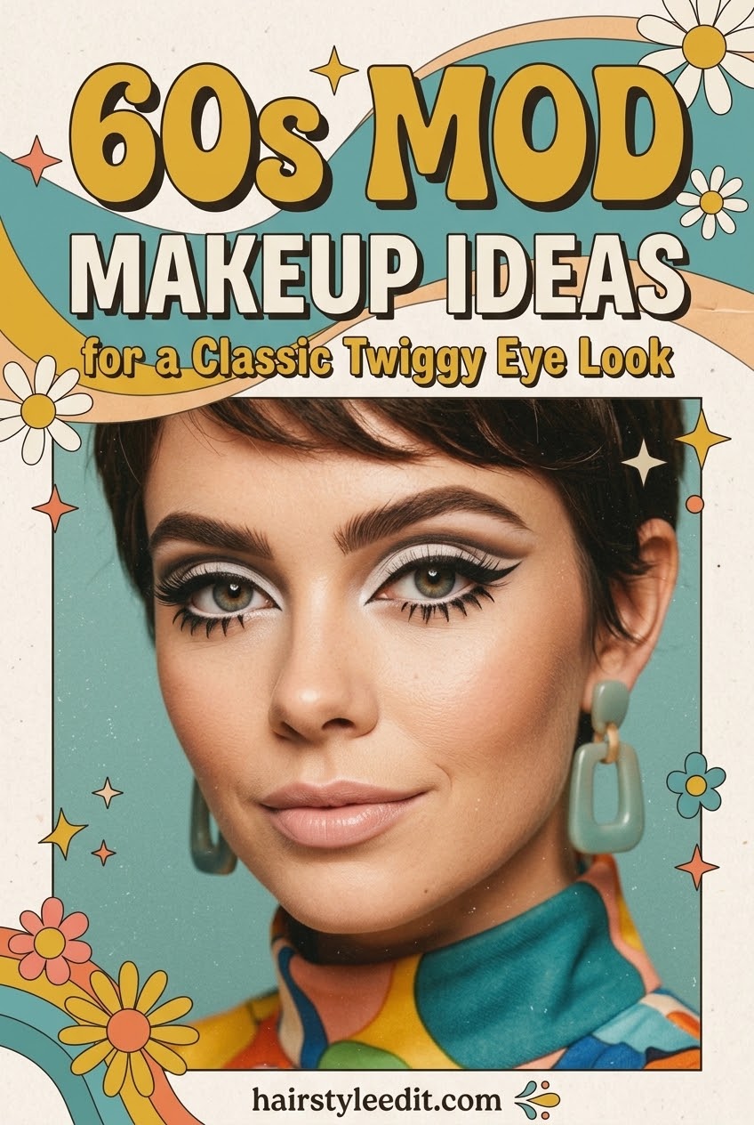 60s Mod Makeup Ideas for a Classic Twiggy Eye Look