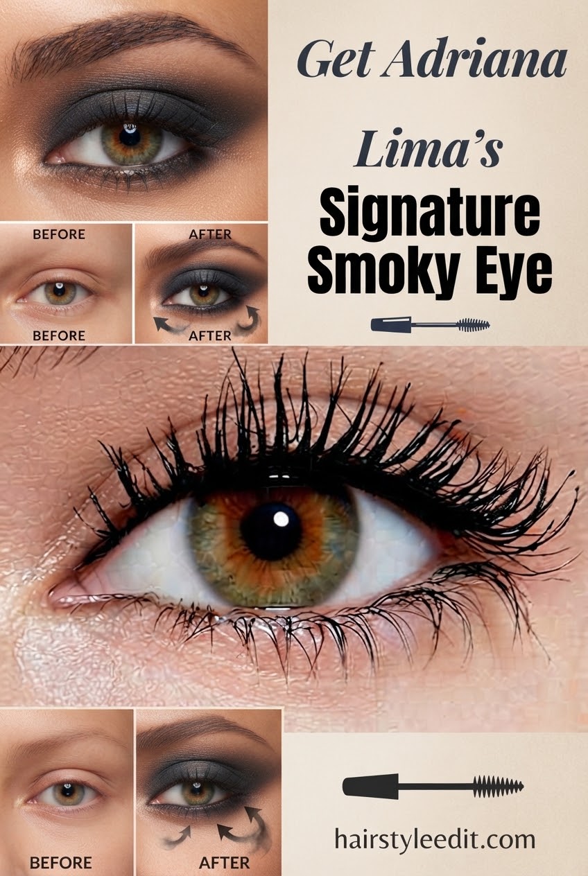 Get Adriana Lima’s Signature Smoky Eye