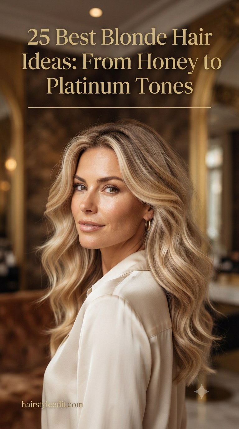 25 Best Blonde Hair Ideas: From Honey to Platinum Tones