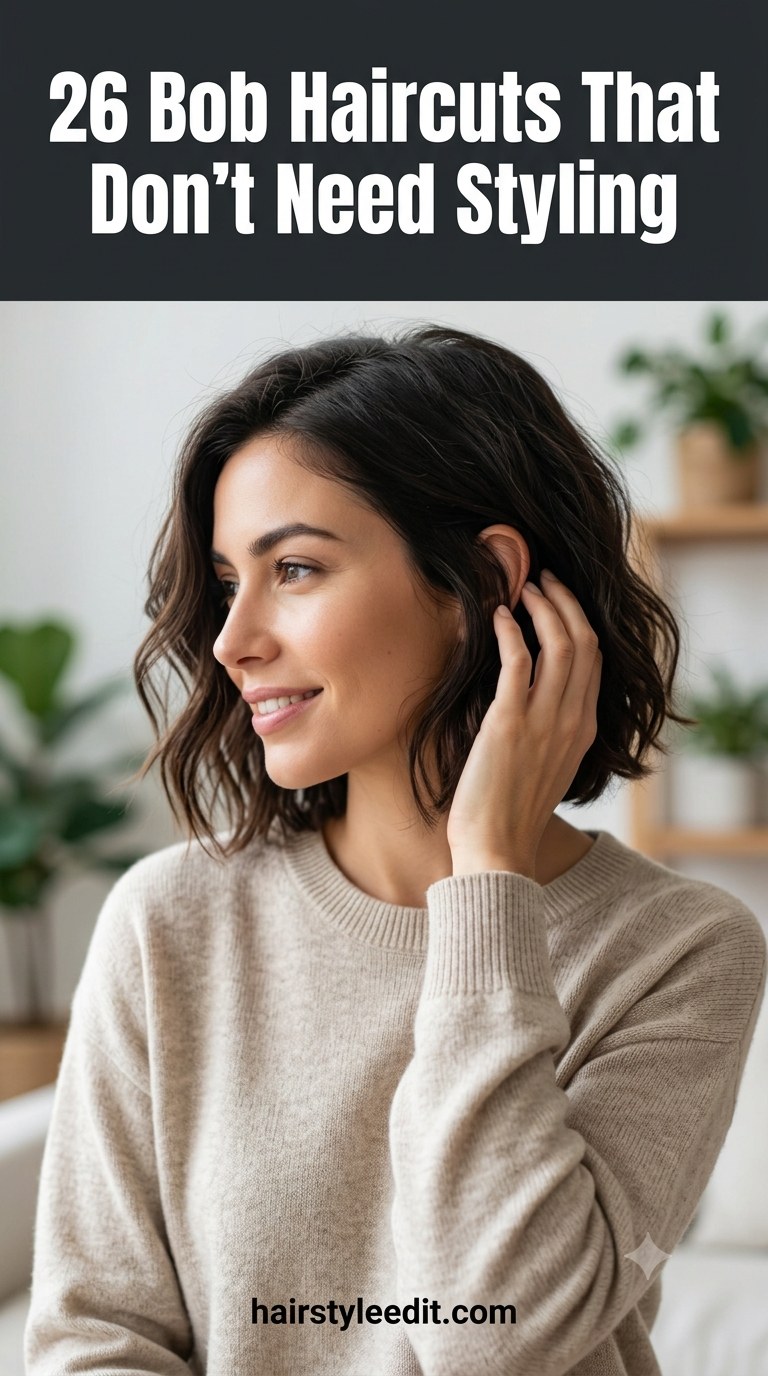 26 Bob Haircuts That Don’t Need Styling