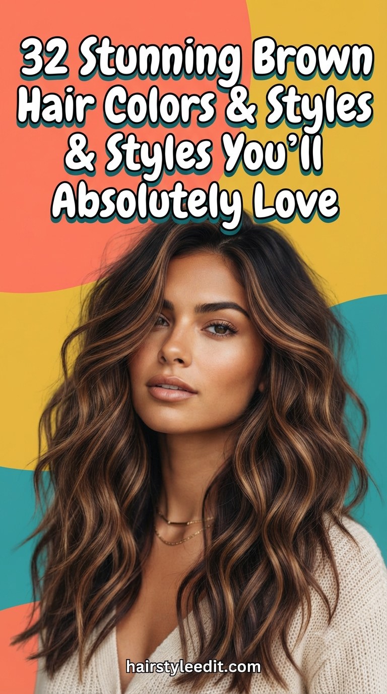32 Stunning Brown Hair Colors & Styles You'll Absolutely Love