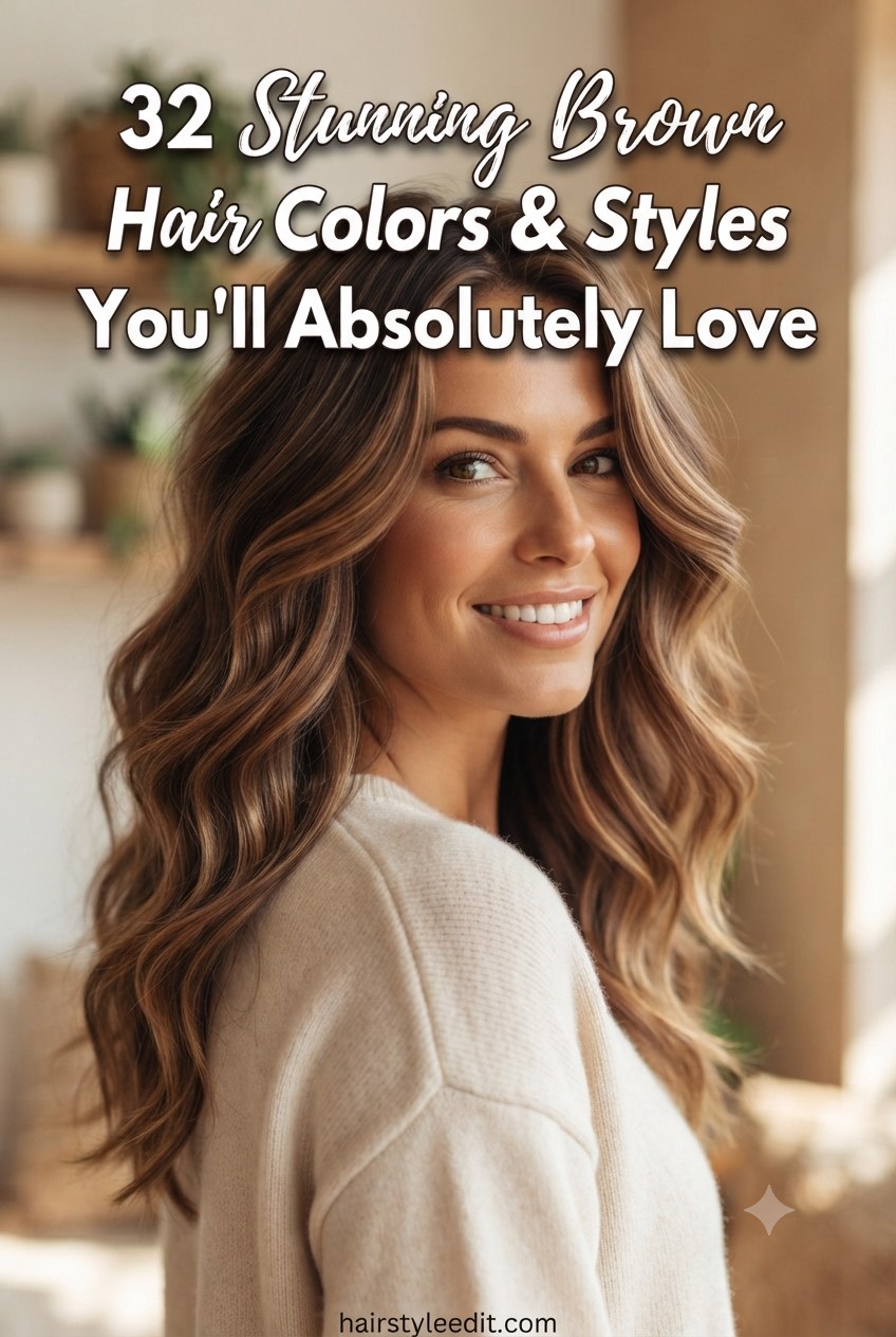 32 Stunning Brown Hair Colors & Styles You'll Absolutely Love