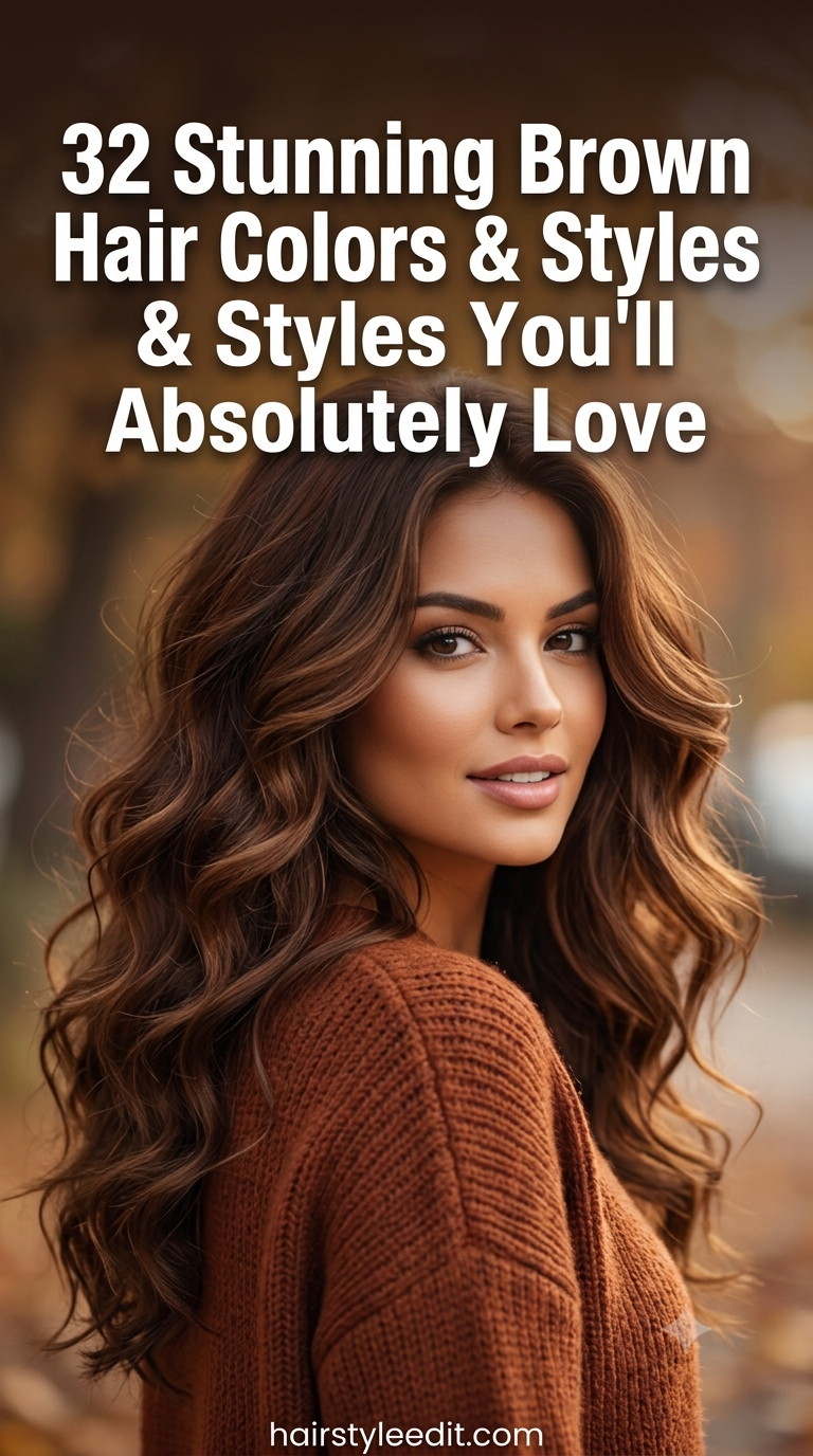 32 Stunning Brown Hair Colors & Styles You'll Absolutely Love