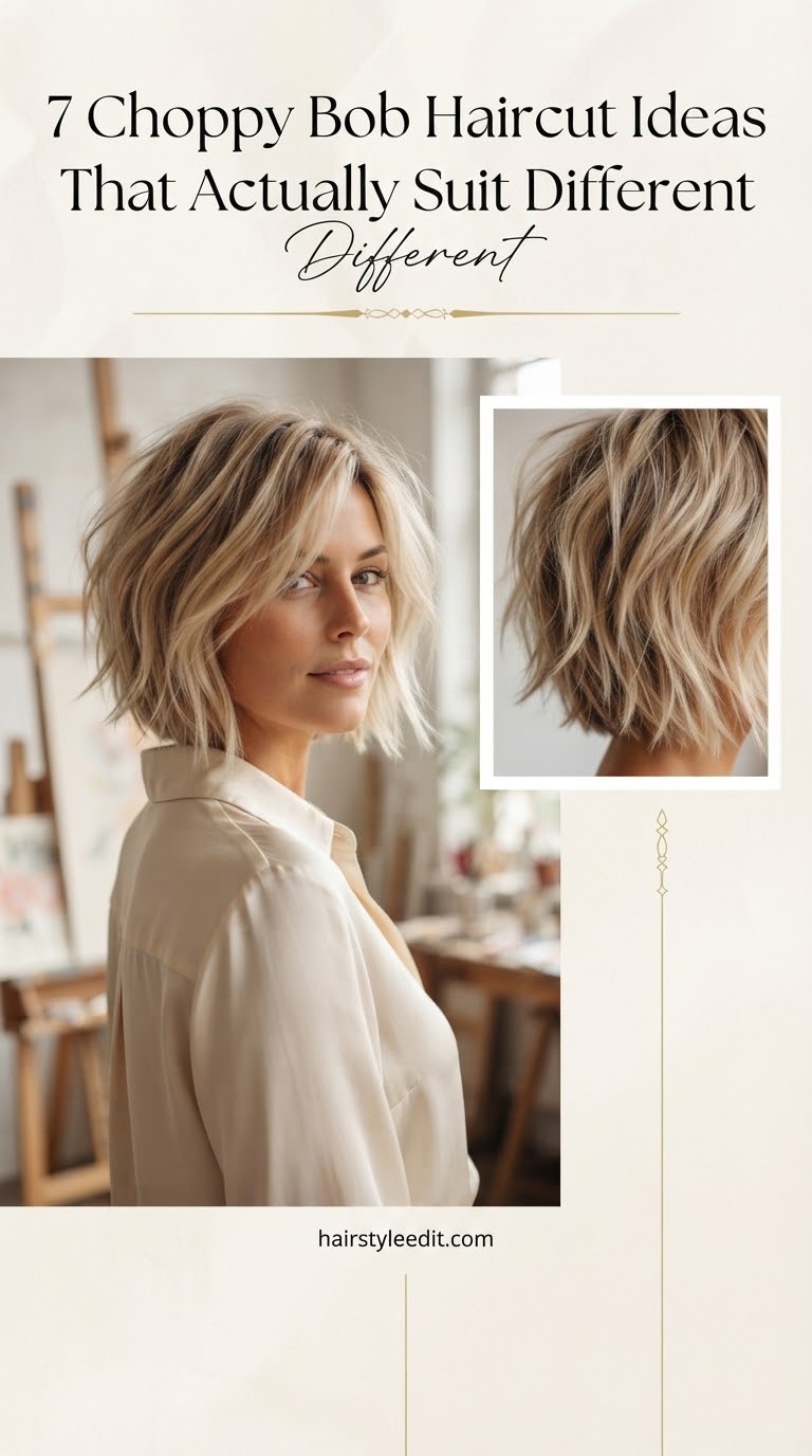 7 Choppy Bob Haircut Ideas That Actually Suit Different
