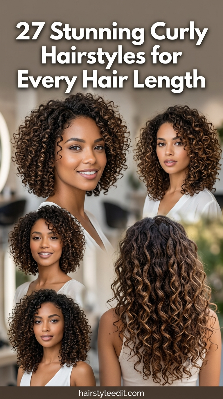 27 Stunning Curly Hairstyles for Every Hair Length